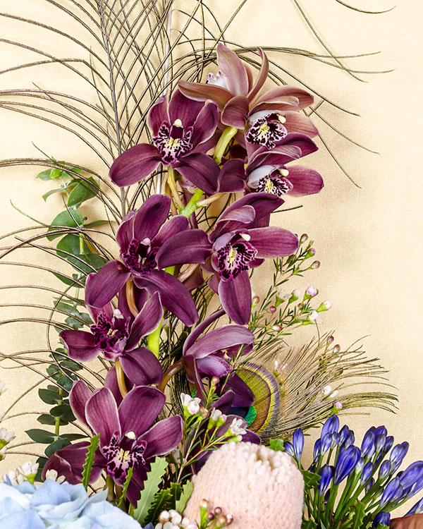 Exotic and sophisticated bouquet