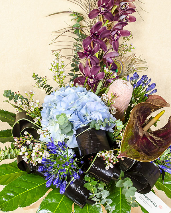 Exotic and sophisticated bouquet