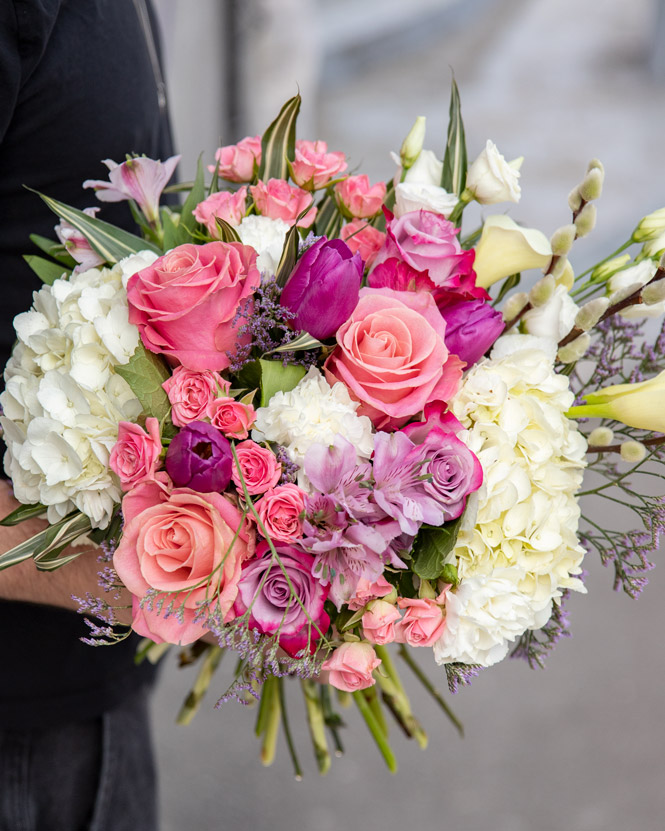 Buchet „Blushing flowers”