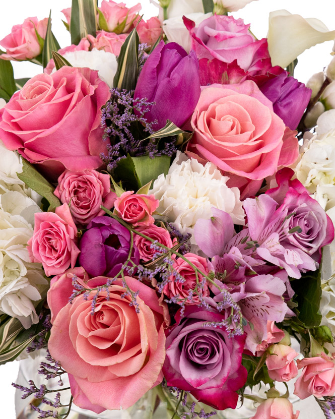 „Blushing flowers” bouquet