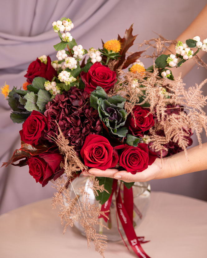 Bouquet in autumn shades