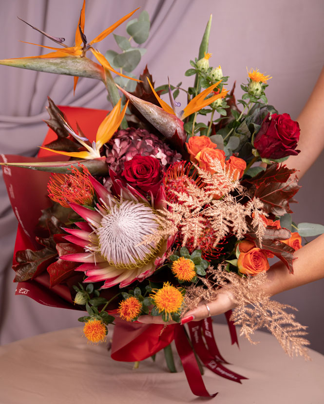 “Exotic Love” autumn bouquet