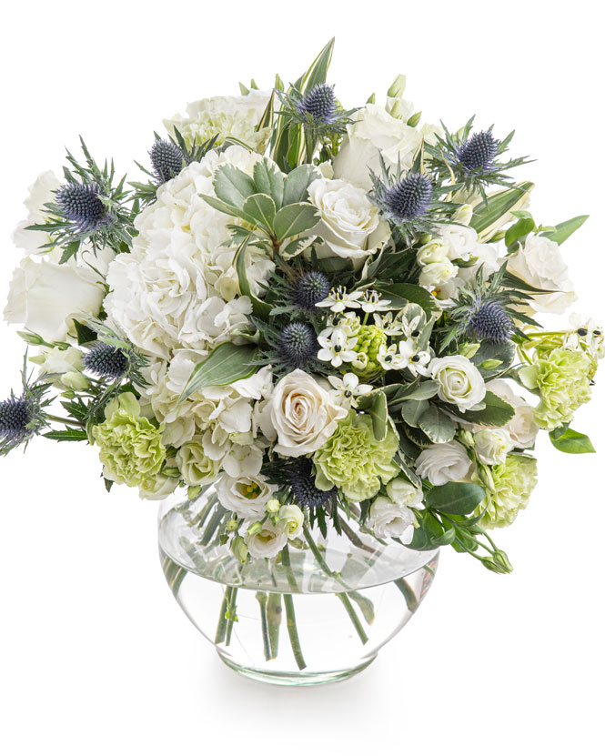 Buchet flori albe „Serenity”