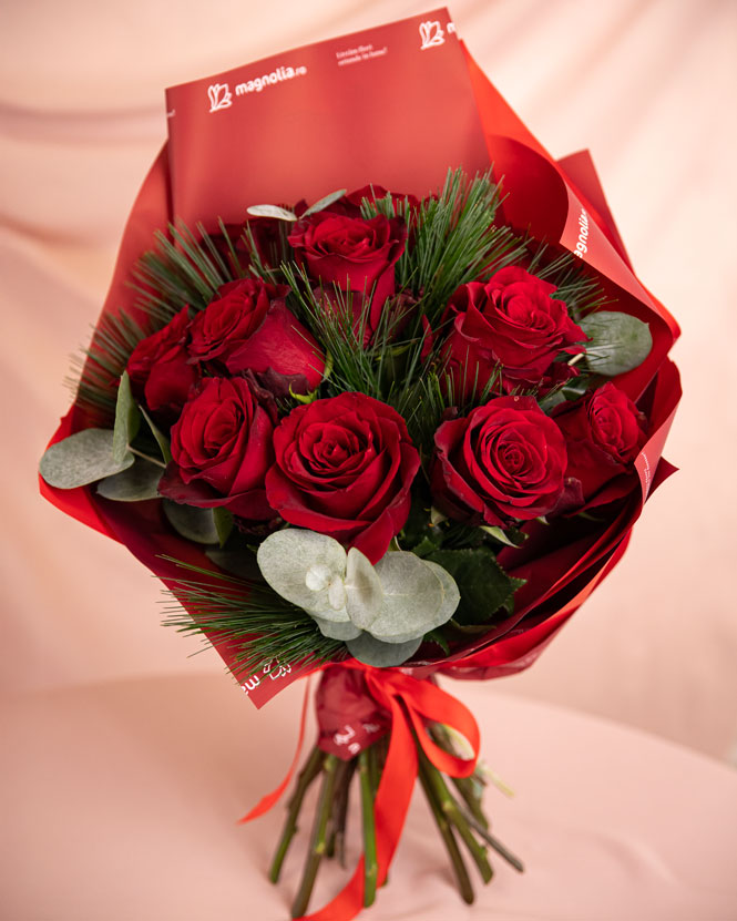 Bouquet of Red Roses 